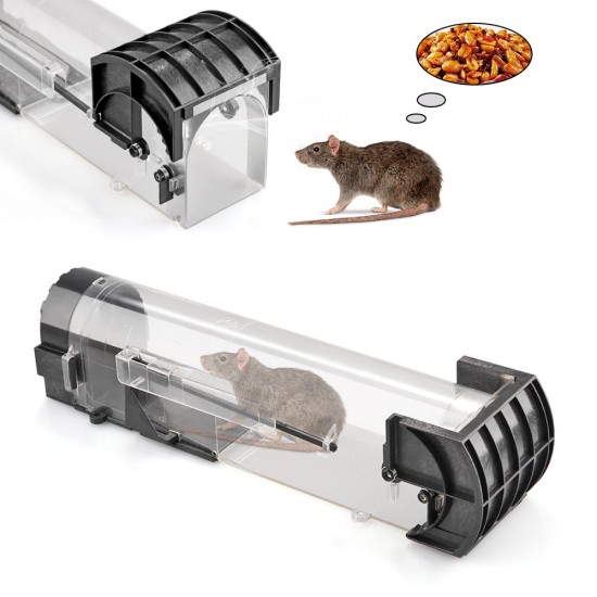 The Clever No Kill Pest Control Plastic Live Mice Cage Rat Catcher Trap